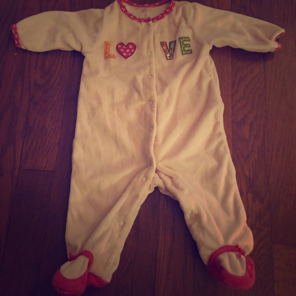 Carter's Love Button Up Sleeper